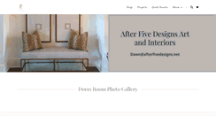 Desktop Screenshot of afterfivedesigns.net