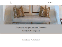Tablet Screenshot of afterfivedesigns.net